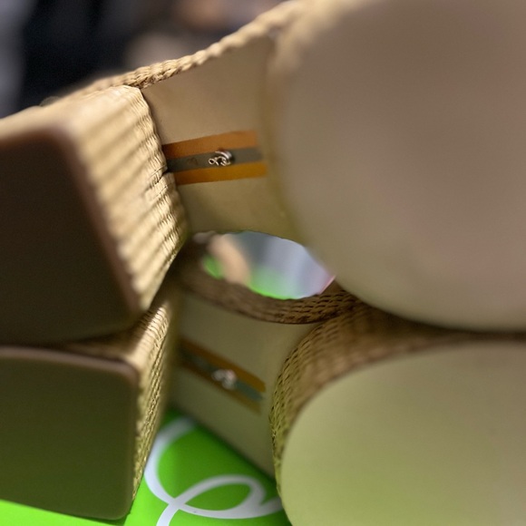 SAM EDELMAN IMMIE SAND SUDE PLATFORM SANDALS - Picture 6 of 7